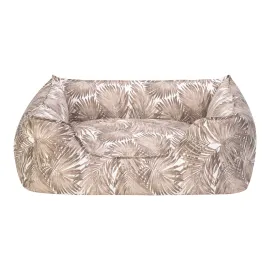 Pet Comfort Alpha Merta Açık Kahverengi-Beyaz Köpek Yatağı M 65x80cm