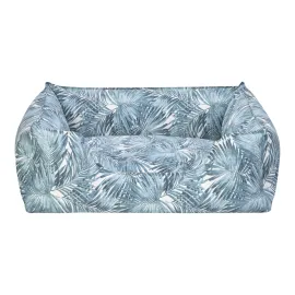 Pet Comfort Alpha Merta Mavi-Beyaz Köpek Yatağı M 65x80cm