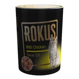 ROKUS TAVUKLU KEDI KONSERVESI 410G