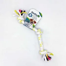 Eurodog Diş İpi Üç Düğüm Sarı Beyaz Nokta 15 Cm