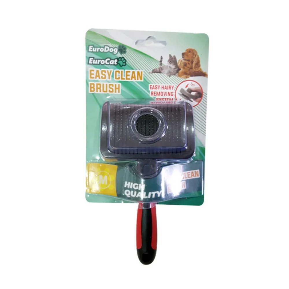 Eurodog-Cat Kendinden Temizlemeli Fırça Orta Boy