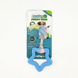Eurodog Puppy Toys Mavi Beşgen Diş Kaşıma Oyuncağı