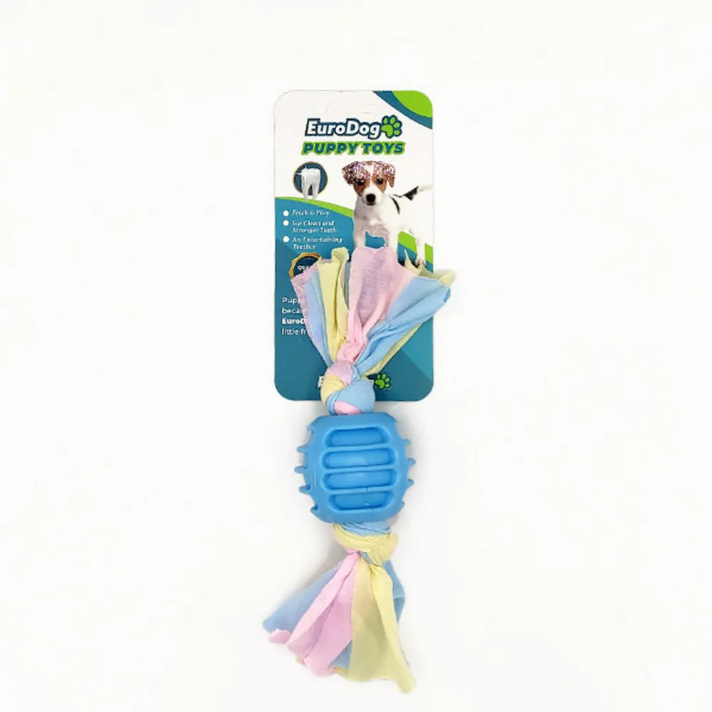 EuroDog Puppy Toys Mavi Ufak Top Diş Kaşıma Oy.