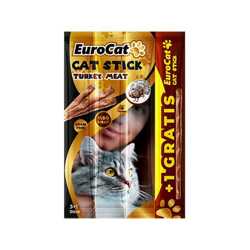 EuroCat CatStick Hindi Etli 4x5 gr