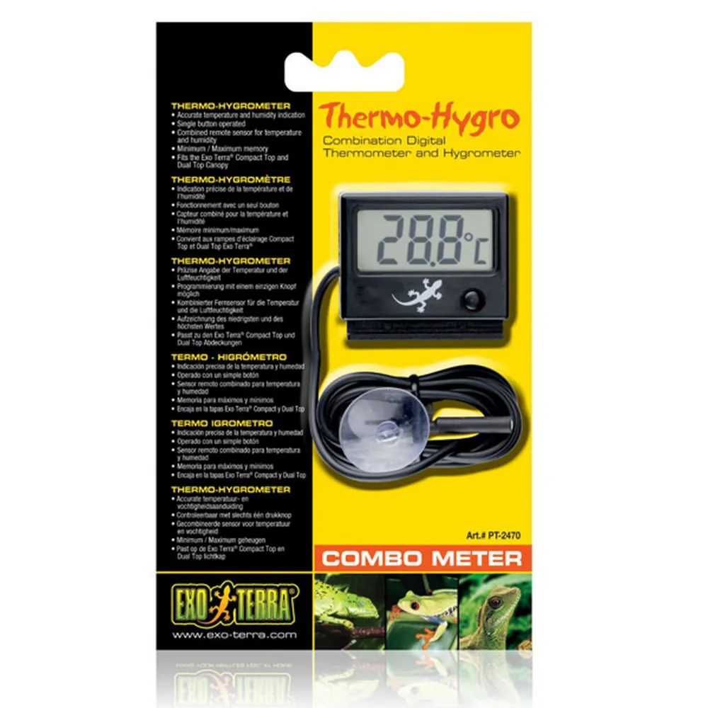 Exo Terra Led Hygrothermo Meter Comb -v
