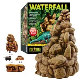 Exo Terra Çakıl Taşı Yüzeyli Şelale - (L)