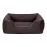 Pet Comfort Alpha  Köpek Yatağı Kahverengi w Mor Biye M 80x65cm