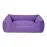 Pet Comfort Alpha  Köpek Yatağı Mor w Beyaz Biye L 105x85cm