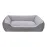 Pet Comfort Bravo Duo  Köpek Yatağı Gri/Gri Peluş L 90x70cm