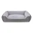 Pet Comfort Bravo Duo  Köpek Yatağı Gri/Gri Peluş XL 105x80cm