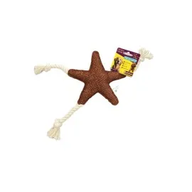 Pet Comfort İpli Yıldız Köpek Oyuncağı Kiremit Ø25cm, 40cm