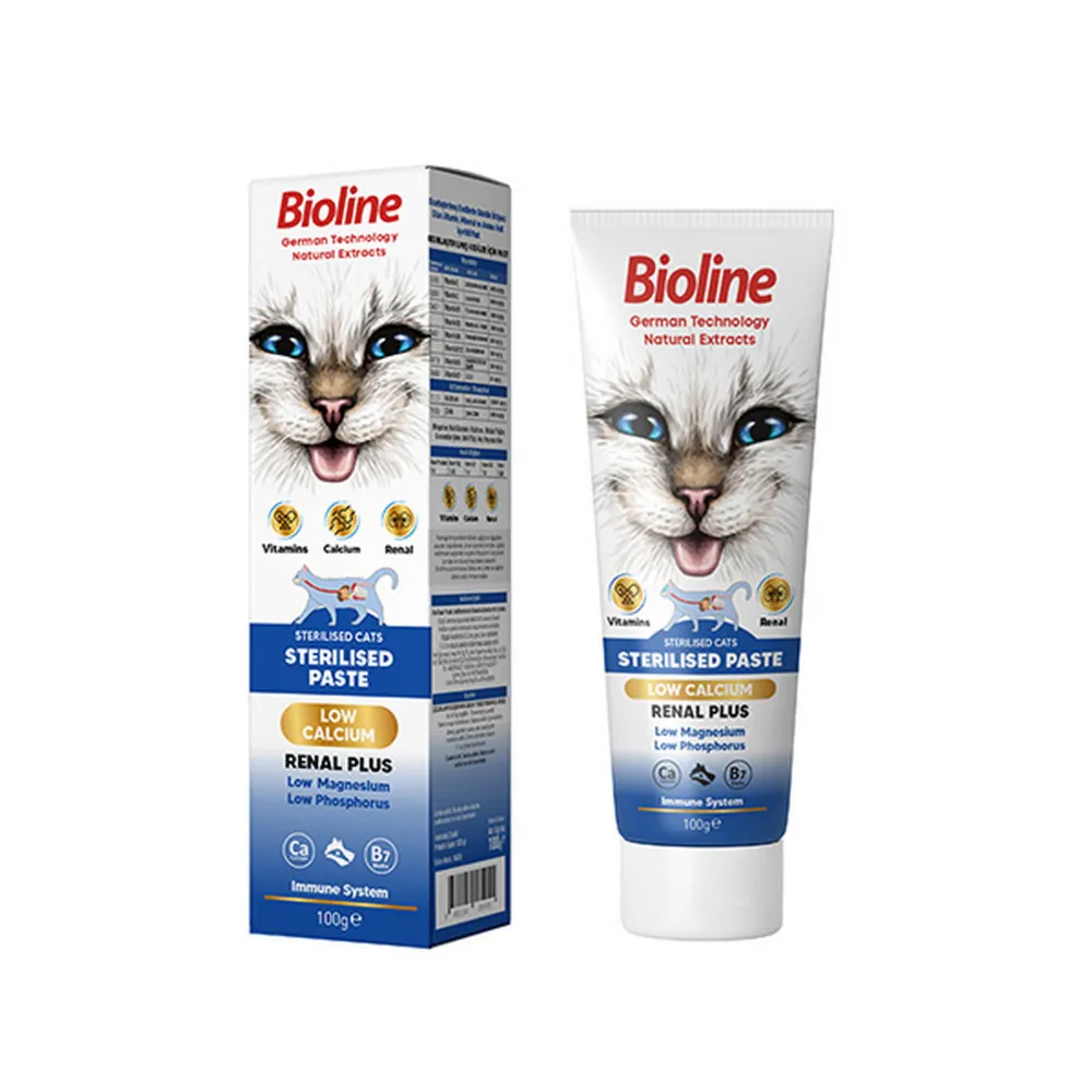 BIOLINE STERILISED PASTE CAT 100 GR X 2 ADET