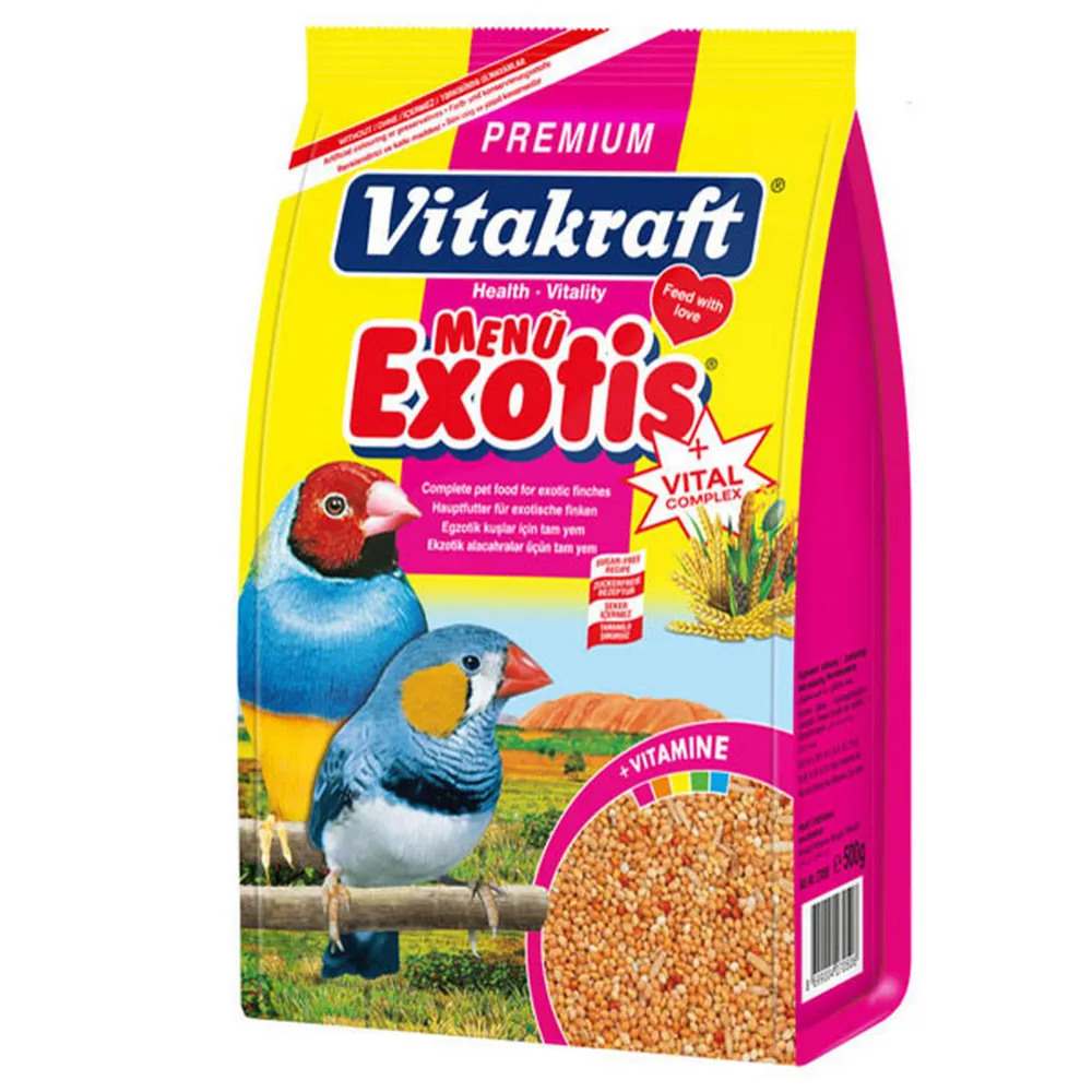 VITAKRAFT MENU EGZOTIK FINCH YEMI 500 GR X 2 ADET