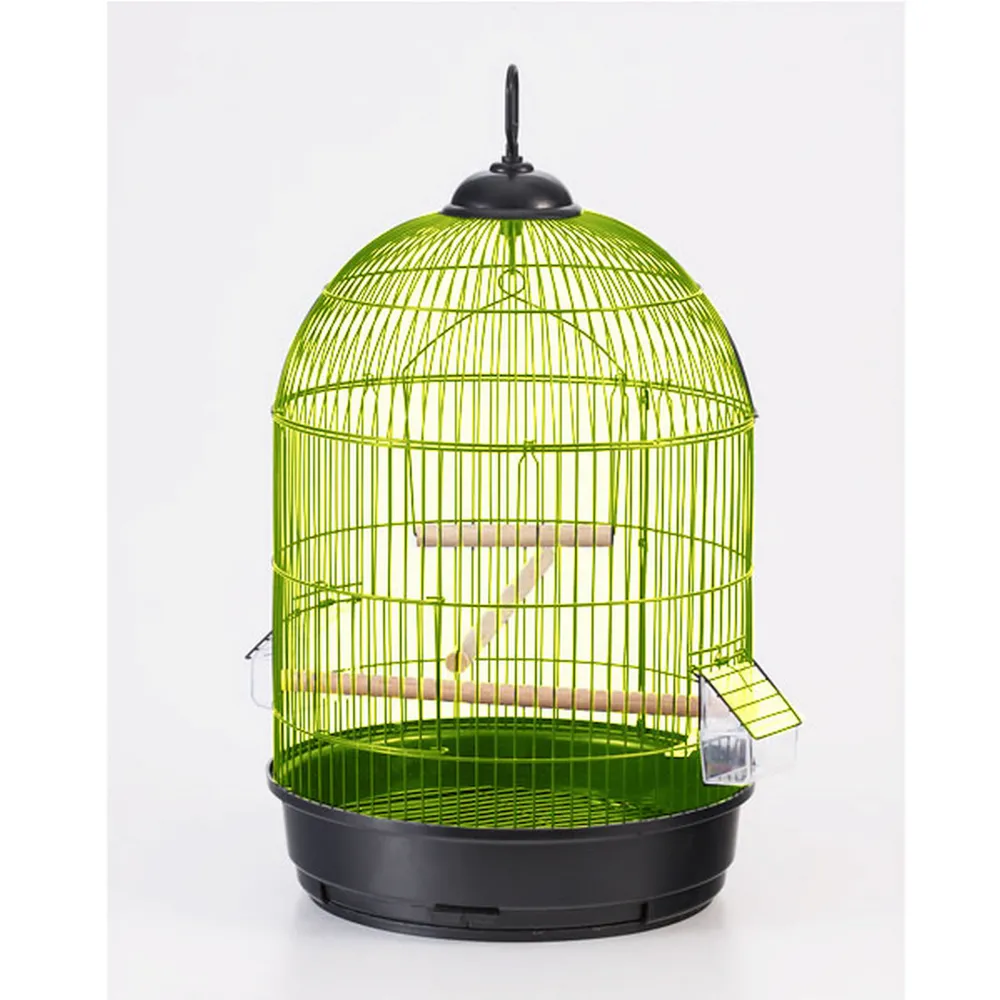 YUVARLAK KUŞ KAFESI PIRINÇ KAPLAMA (34 X 55) X 1 ADET