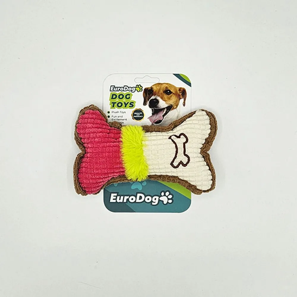 Eurodog Peluş Kemik Köpek Oyuncağı 16X10 Cm
