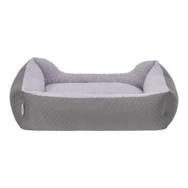 Pet Comfort Bravo Duo  Köpek Yatağı Gri/gri Peluş M 75X60Cm