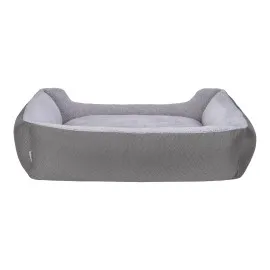 Pet Comfort Bravo Duo  Köpek Yatağı Gri/gri Peluş Xl 105X80Cm