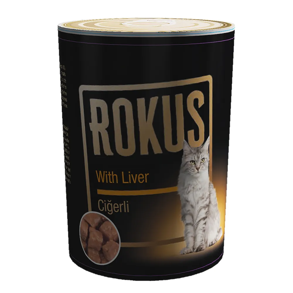 Rokus Ciğerli Kedi Konservesi 410 Gr X 6 Adet