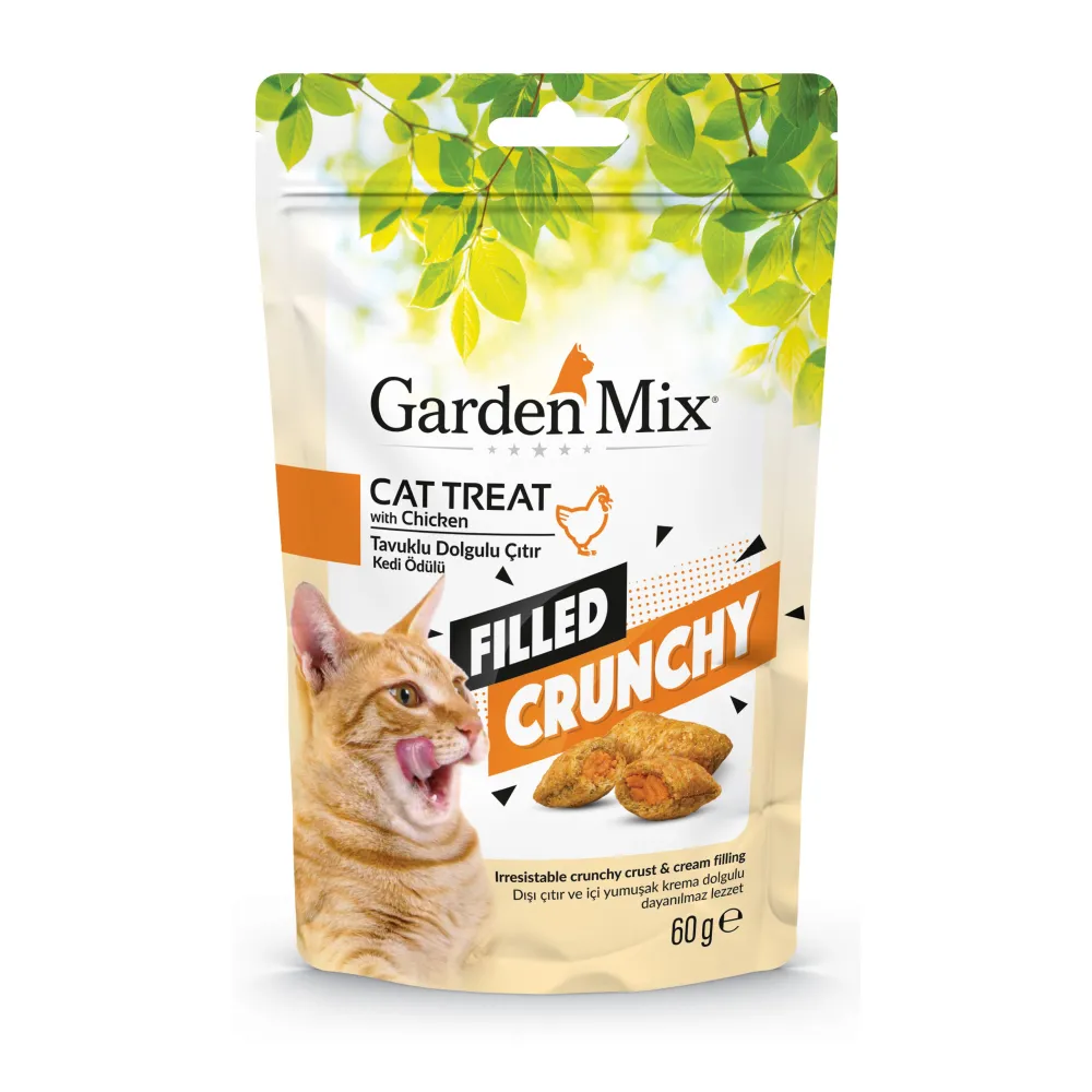 GARDENMIX TAVUKLU İÇI DOLGULU KEDI ÖDÜLÜ 60 GR X 6 ADET