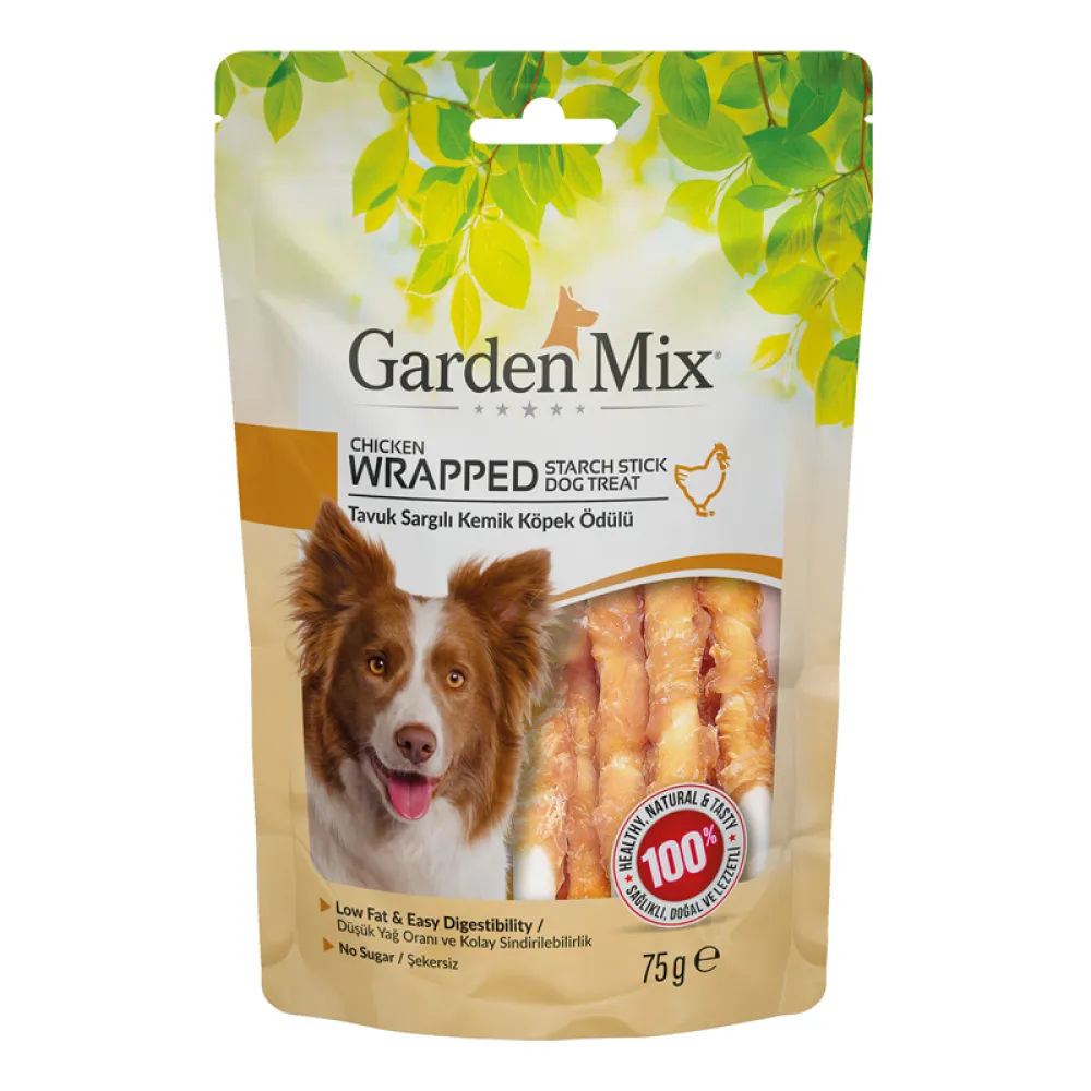GARDEN MIX TAVUK SARGILI KEMIK KÖPEK ÖDÜLÜ 75 GR X 4 ADET