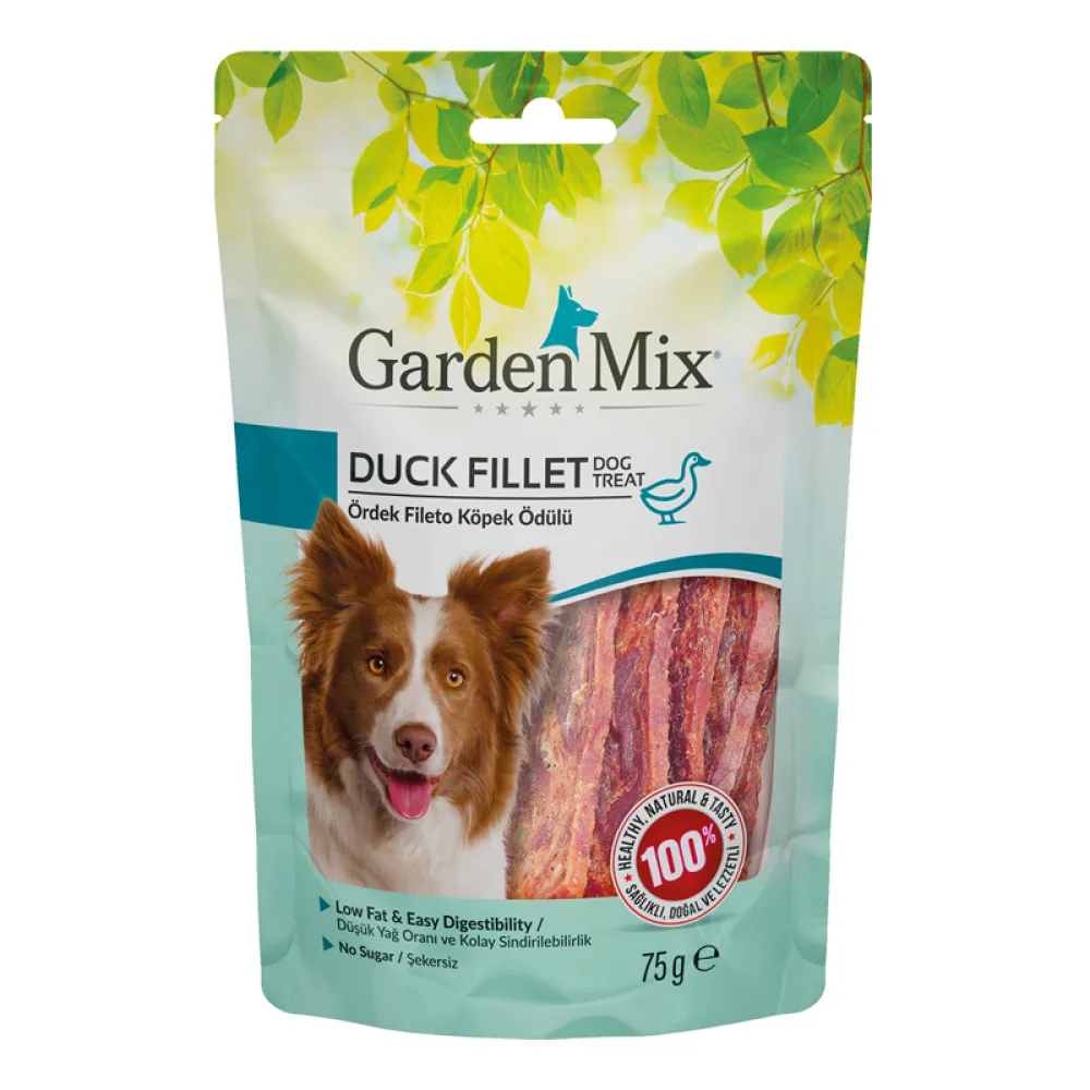 GARDEN MIX ÖRDEKLI FILETO KÖPEK ÖDÜLÜ 75 GR X 4 ADET