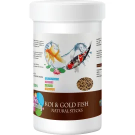 PETS FAMILY KOI & GOLD FISH NATURAL STICKS 1L/100G X 2 ADET