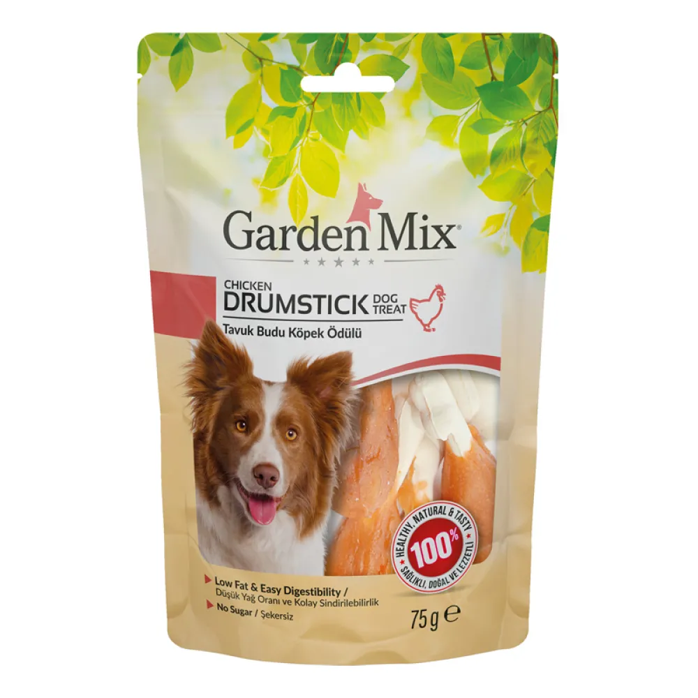 GARDEN MIX TAVUK BUDU KÖPEK ÖDÜLÜ 75 GR X 4 ADET