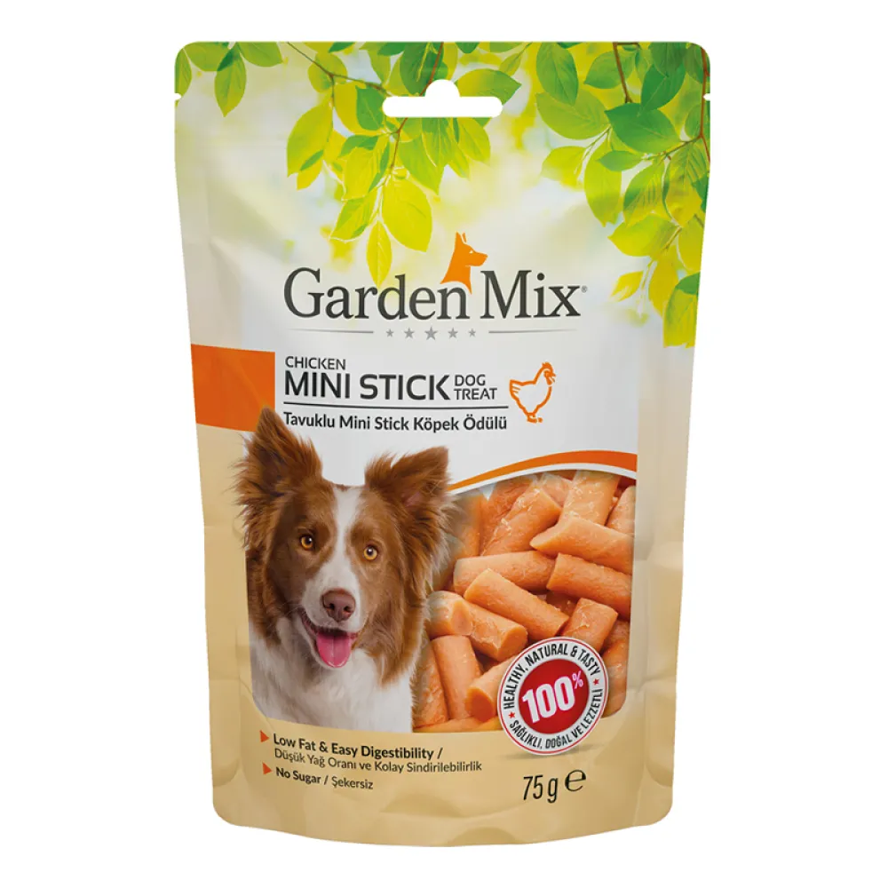 GARDEN MIX TAVUKLU MINI STICK KÖPEK ÖDÜLÜ 75 GR X 4 ADET