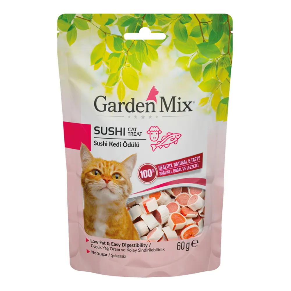 GARDEN MIX KUZULU SUSHI KEDI ÖDÜLÜ 60 GR X 4 ADET