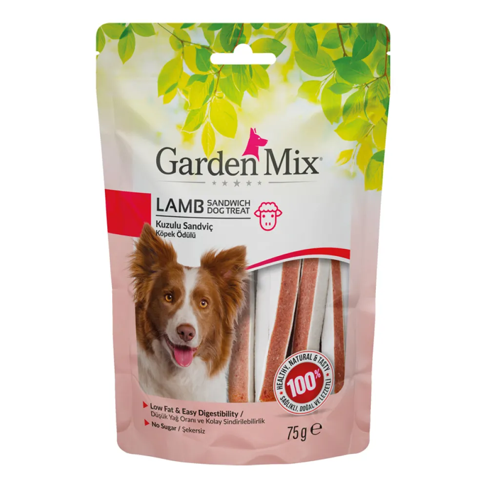 GARDEN MIX KUZULU SANDVIÇ KÖPEK ÖDÜLÜ 75 GR X 4 ADET