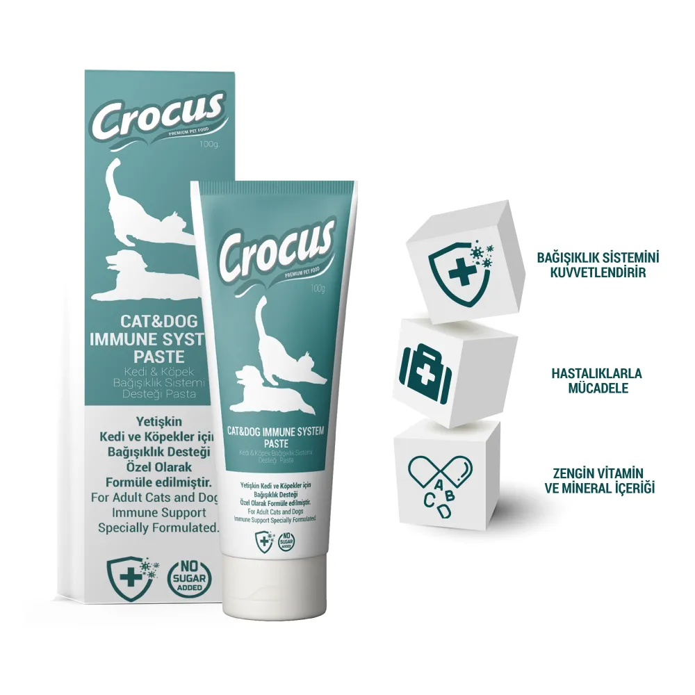 CROCUS KEDI KÖPEK IMMUNE SYSTEM MACUN 100 GRAM X 2 ADET