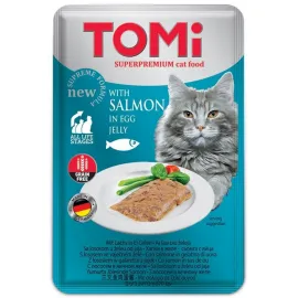 Tomi Kedi Somon Ve Yumurta Tahılsız Pouch Mama 100gr (pate)