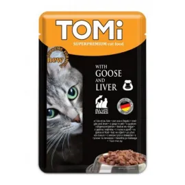 TOMI 4 ADAET KEDI KAZ - CIĞER POUCH MAMA 100GR