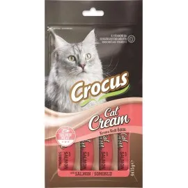 Crocus Somonlu Krema Kedi Ödülü 4 X 15 Gr X 5 Adet