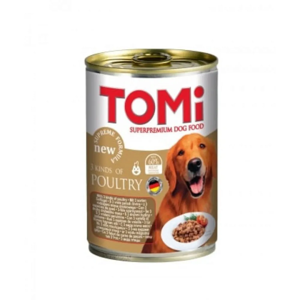Tomi Köpek Kümes Hayvanlı Yaş Mama 400g