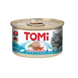 TOMI KEDI SOMONLU YAŞ MAMA 85 GR X 6 ADET