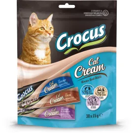 Crocus Çoklu Somon Karides & Karides & Yengeç Kedi Ödülü 30x15gr
