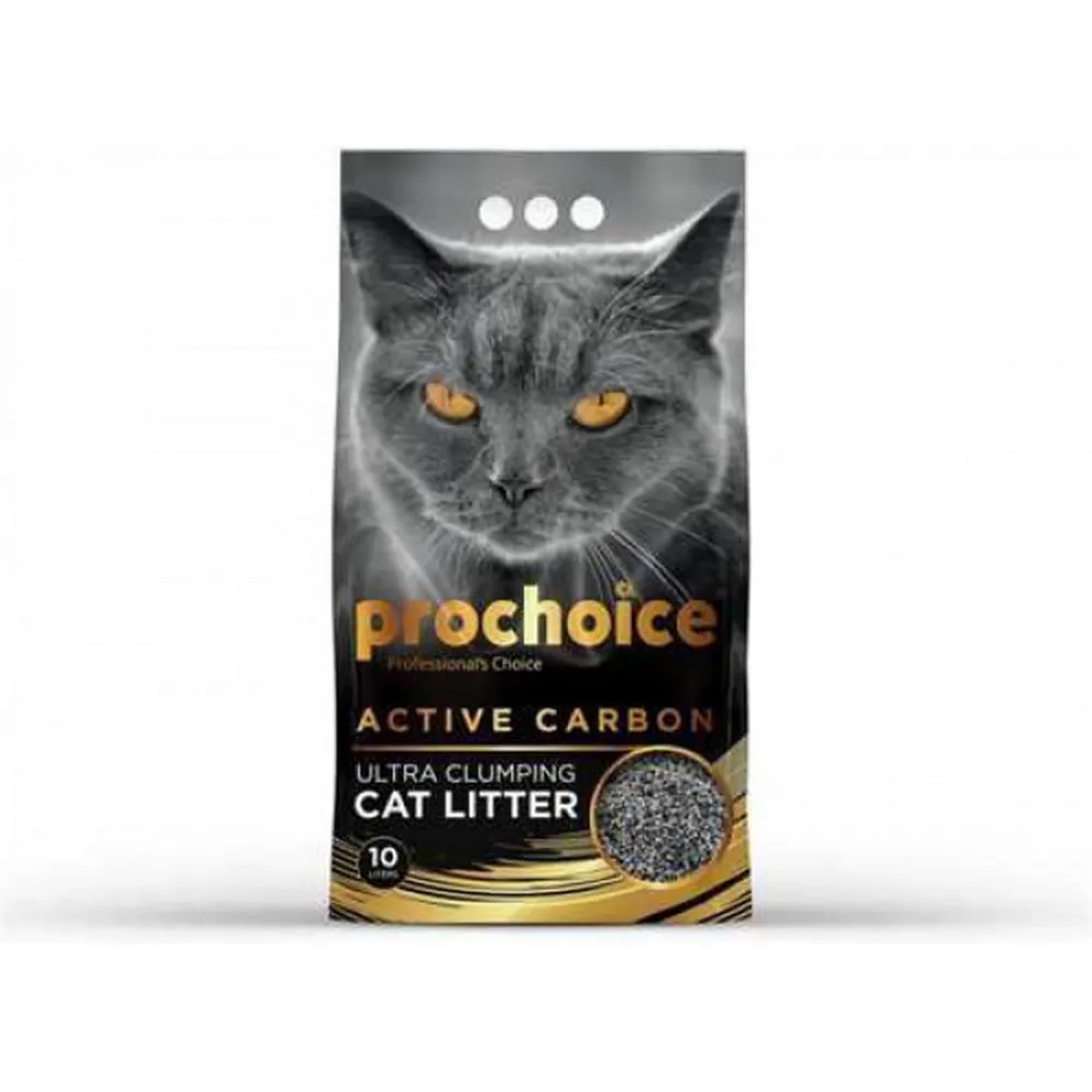 Prochoice 10 lt Ekstra Güçlü Aktif Karbon Bentonit Kedi Kumu 