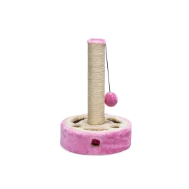 Beeztees Kedi Tırmalama ve Oyuncağı, Pembe, 27x27x40cm