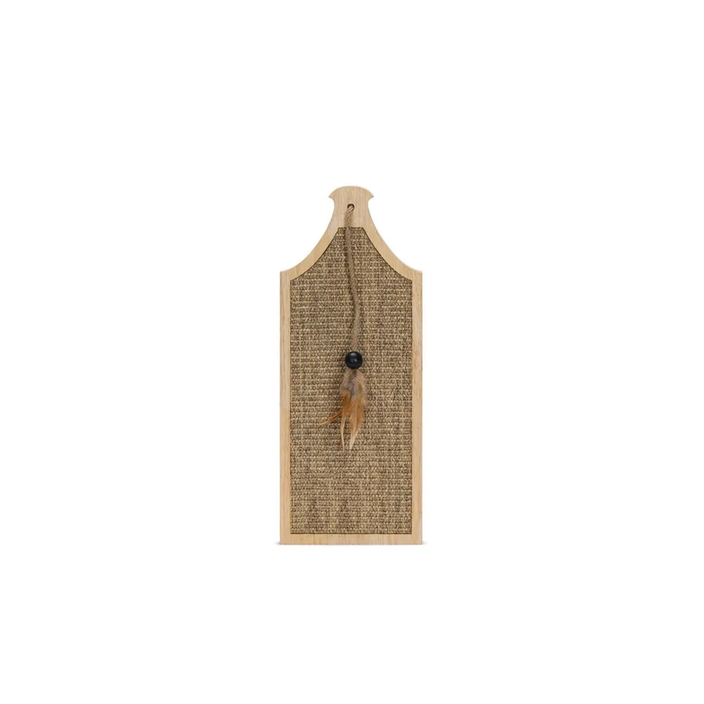 Beeztees DBL Kedi Tırmalama Tahtası ve Oyuncağı, 50x20x2cm