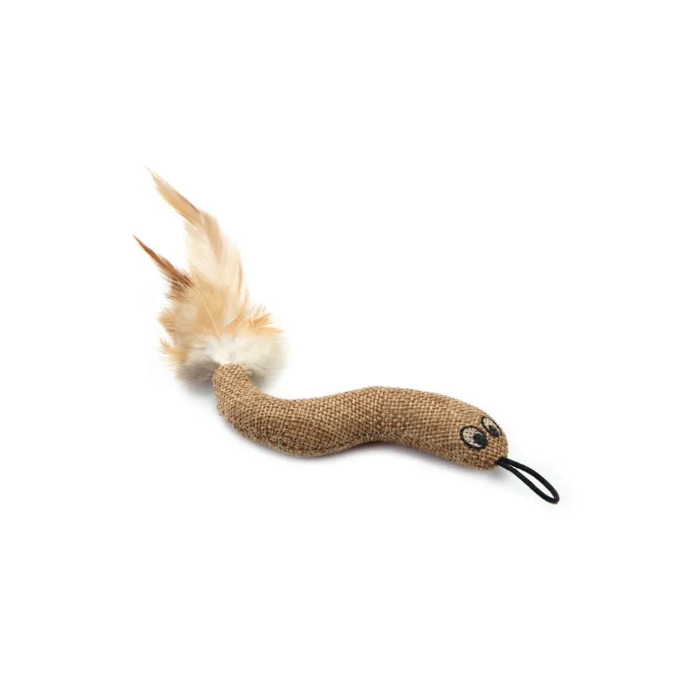 Beeztees Kedi Oltası Oyuncağı, Sisal ve Tüylü, 430300 ile kullanılabilir, 18cm