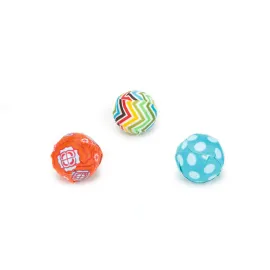Beeztees Kedi Oyuncağı, Renkli Kumaş Top, 3 Adet, 4cm