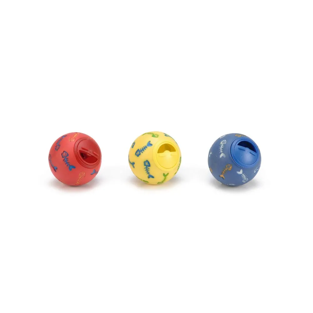 Beeztees Kedi Oyuncağı, Oyun ve Ödül Topu, Çeşitli Renklerde, 8cm