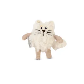 Beeztees Kedi Oyuncağı, Kedi, Peluş, Beyaz, 15x10x3cm