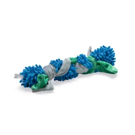 Beeztees Köpek Oyuncağı, Tut Getir, Peluş, Mavi-Yeşil, 37x7x7cm