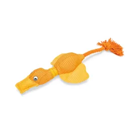 Beeztees Köpek Oyuncağı, Sesli, Ördek, Kanvas, Sarı, 45x20x6,5cm