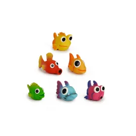 Beeztees Köpek Oyuncağı, Sesli, Balıklar, Lateks, Çeşitli Renklerde, 10,5-13,5cm