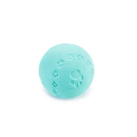 Beeztees Köpek Oyuncağı, Sesli, Top, Kauçuk, Turkuaz, 7,5cm