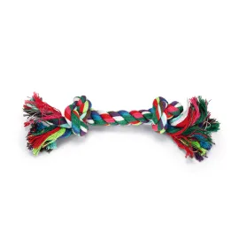 Beeztees Köpek Oyuncağı, Çift Düğümlü Diş İpi, Pamuk İplerden, 20x4x4cm, 50gr