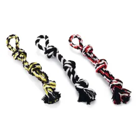 Beeztees Köpek Oyuncağı, Üç Düğümlü Diş İpi, Tutamaçlı, 40cm, 250gr